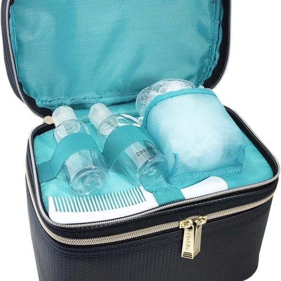 Conair Multi Train Case, Toiletry Bag for Women/Men in Black, Modella by Conair - Picture 3 of 6